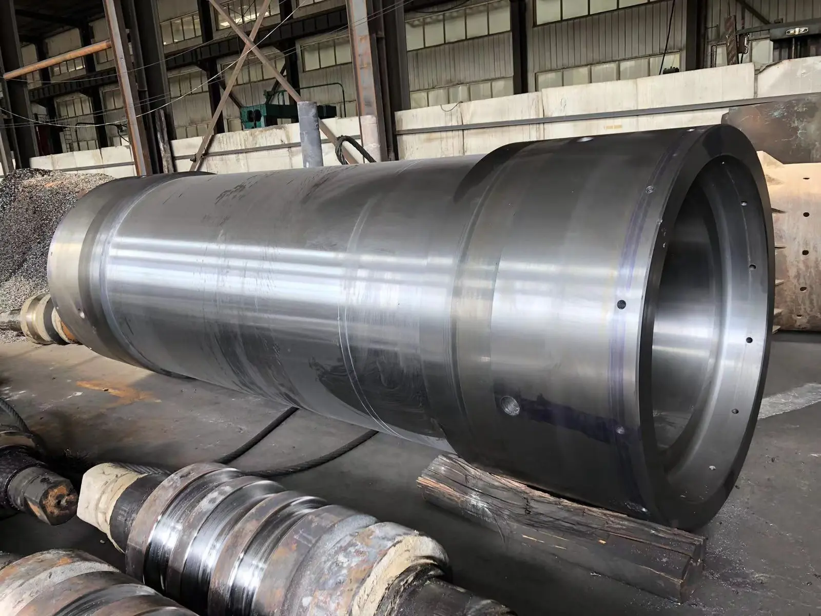 Кованый вал после обработки